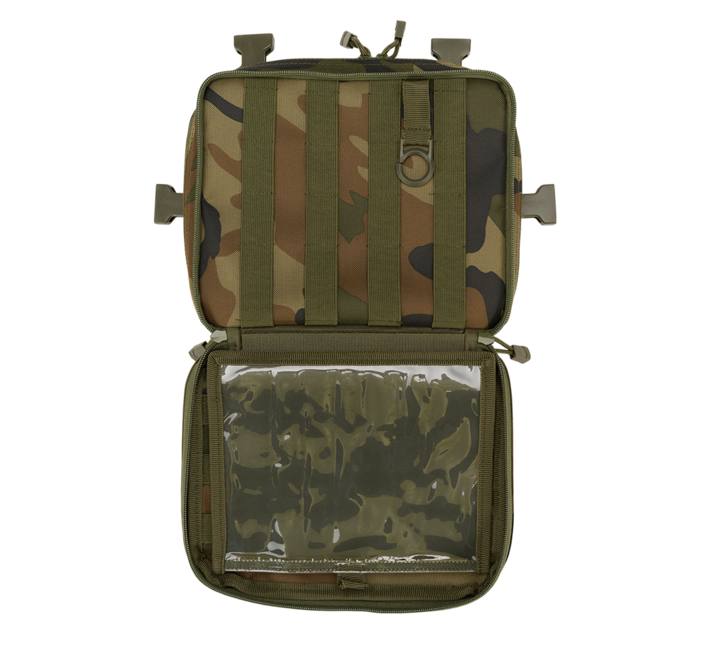 Brandit Cooper Pack Operator Neck Pouch, Woodland