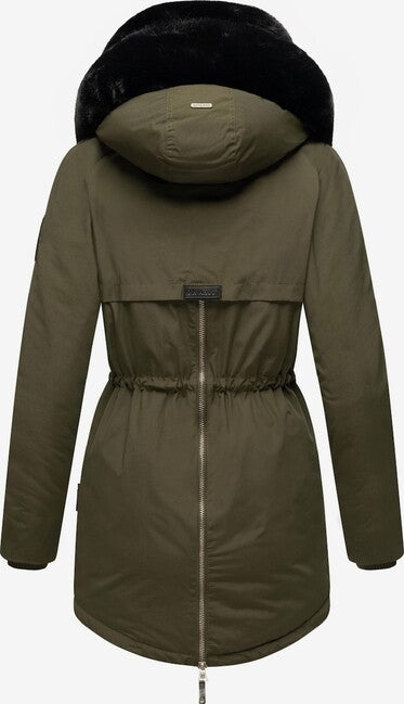 Navahoo Women's Winter Parka Sweety Deluxe, Dark Olive