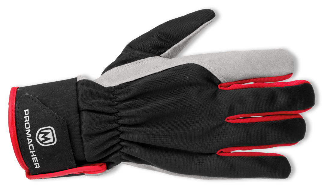 BENNON CARPOS VELCRO Protective Gloves, Grey Orange
