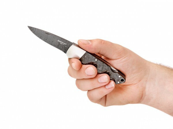 Böker Manufaktur Solingen Damast Annual 2017 Pocket Knife 6.35 cm, Damascus