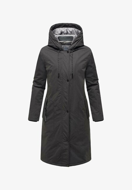 Marikoo Ledalaa Women's Winter Parka with Hood, Black
