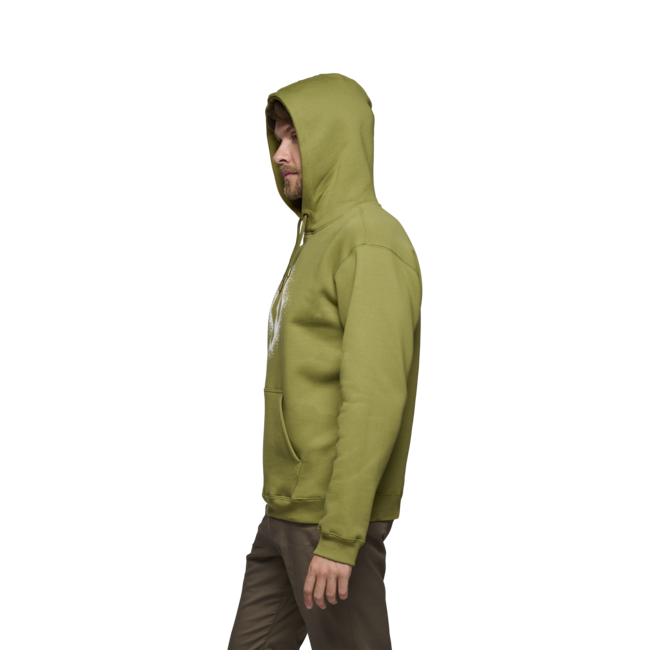 Black Diamond Women's Men's Hoodie Chalked Up 2.0, Camp Green