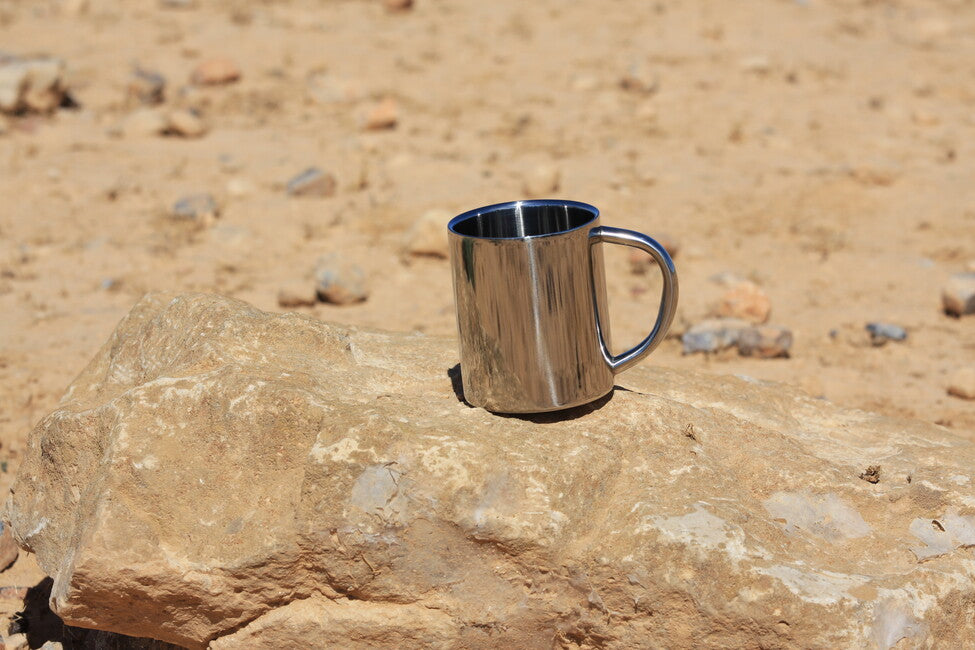 BasicNature Deluxe Stainless Steel Thermos Cup 0.2 l