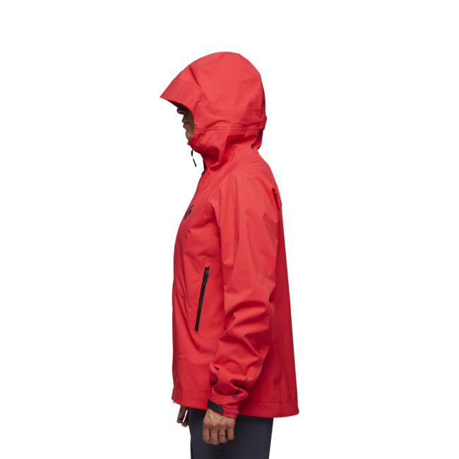Black Diamond Women's Highline Stretch Shell Jacket, Coral Red