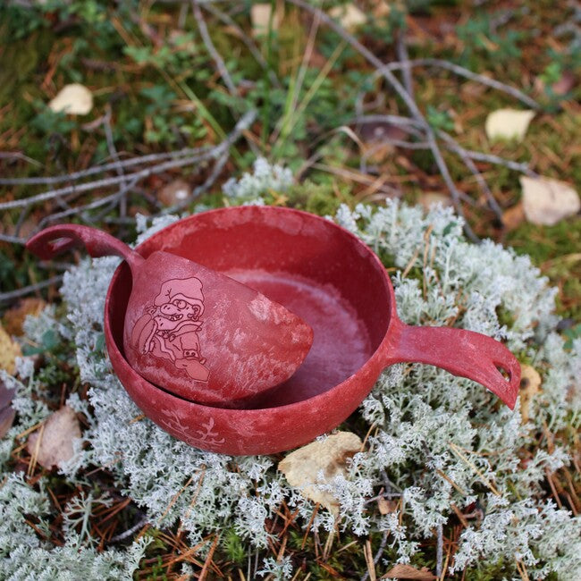KUPILKA 55 Reindeer Bowl, Red