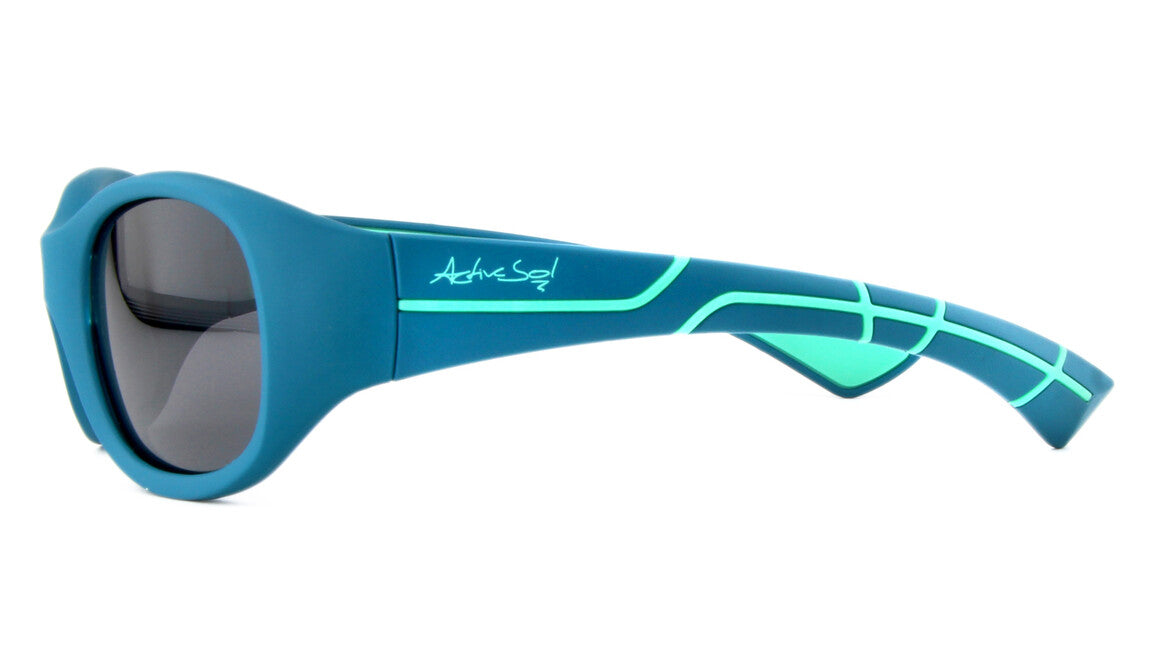 ActiveSol Kids @school sports Polarized Sunglasses, Petrol/Turquoise