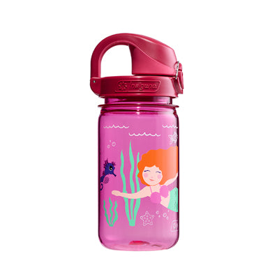 Nalgene Grip-n-Gulp Sustain Water Bottle 0.35L, Pink Mermaid