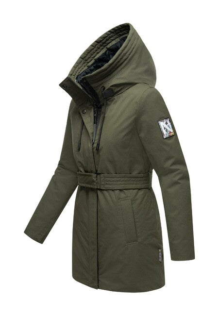 Navahoo Women's Winter Parka Eishauch, Dark Olive