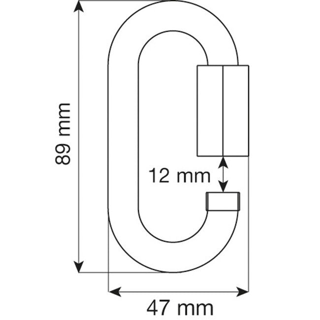 CAMP Maillon Oval Quick Link 5-Piece Set 10 mm
