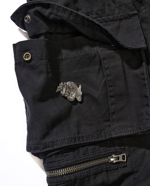 Brandit Iron Maiden Savage Shorts Fear of the Dark, Black