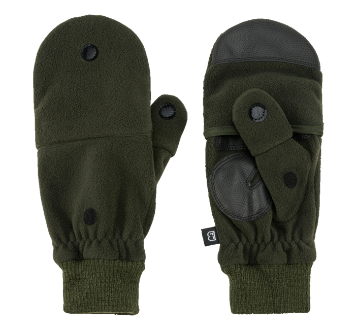 Brandit Fingerless Gloves, Olive