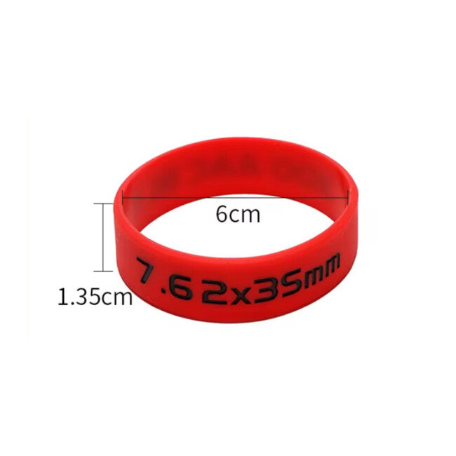 Leguon Torque 7.62mm Rubber Magazine Marking Tape, Red-Black