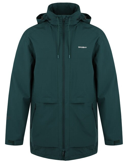 HUSKY Men's Hardshell Jacket Nevr M, Dark Green