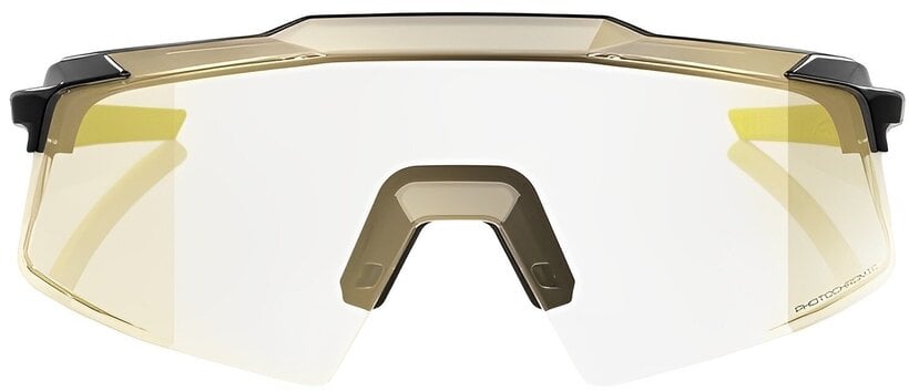 100% Aerocraft Sunglasses, Gloss Metallic Black - Gold Mirror Photochromic