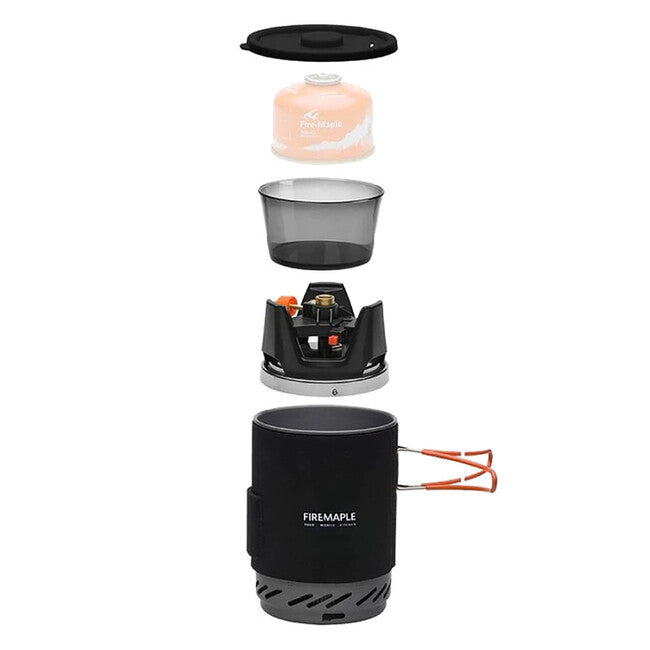 Fire Maple Cooking System FMS-X1 with Tritan Bowl