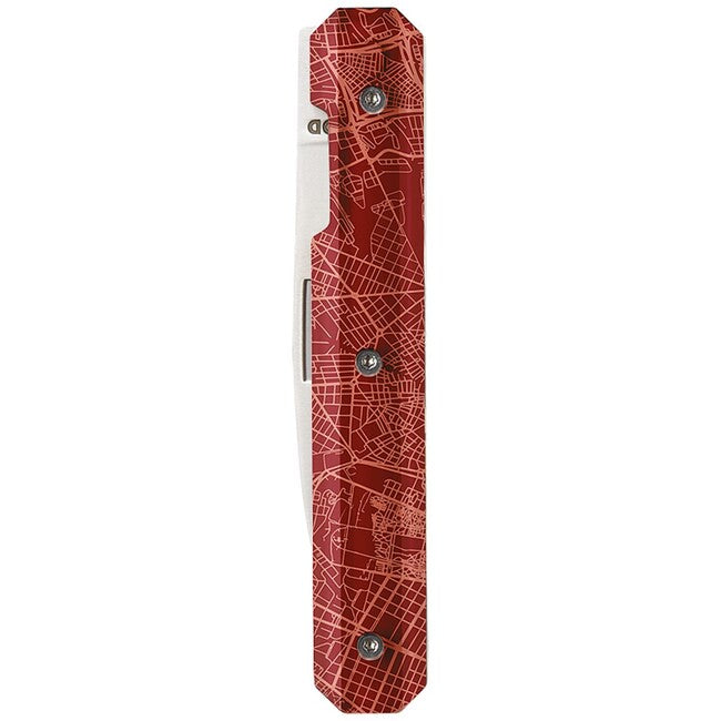 Akinod A03M00015 Pocket Knife 18h07, Downtown Rouge