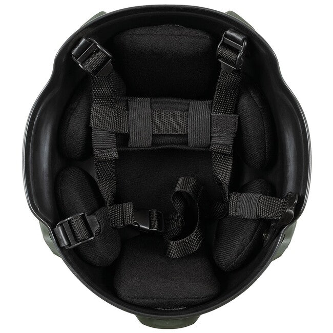 MFH US MICH 2002 Helmet, ABS Plastic, Olive Drab