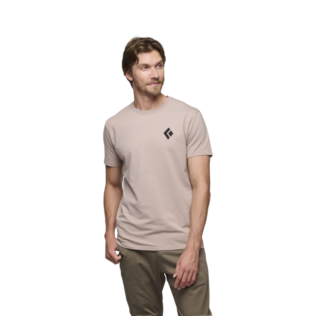 Black Diamond Equipment For Alpinist Men's T-Shirt, Pale Mauve