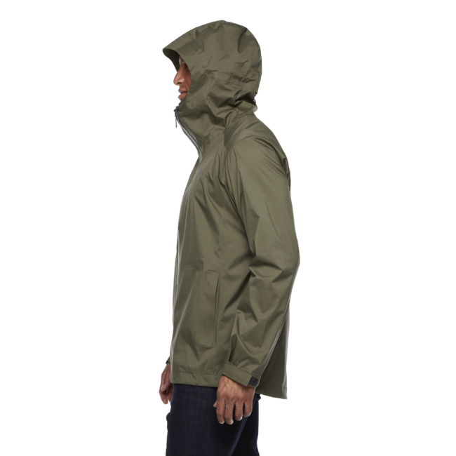 Black Men's Diamond Women's Stormline Stretch Rain Shell, Tundra