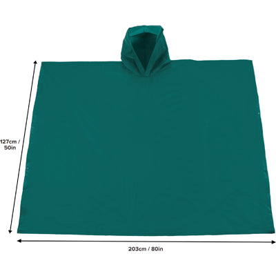 Coghlans Lightweight Poncho, Green