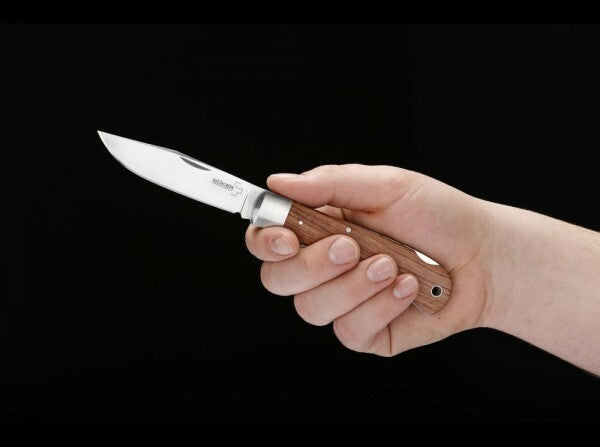 Böker Plus Lockback Bubinga Classic Folding Knife 9.2cm, Bubinga Wood