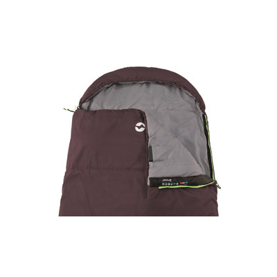 Outwell Campion Lux Sleeping Bag, Eggplant