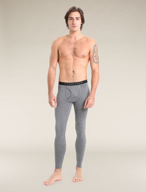 Icebreaker Men's Merino 200 Oasis Thermal Shorts, Grey