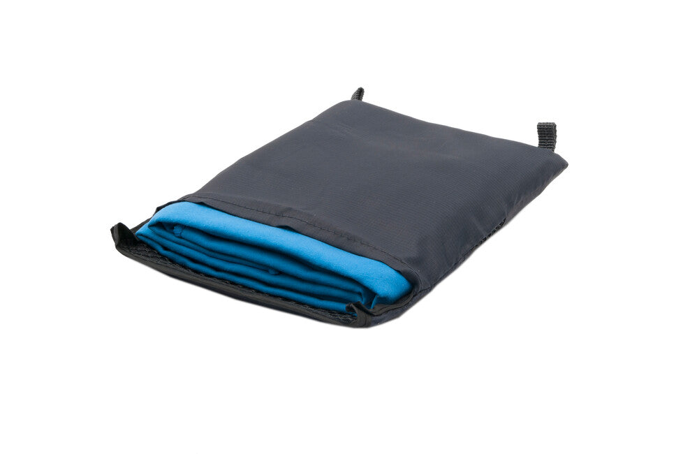 BasicNature Velour Towel 60 x 120 cm Blue
