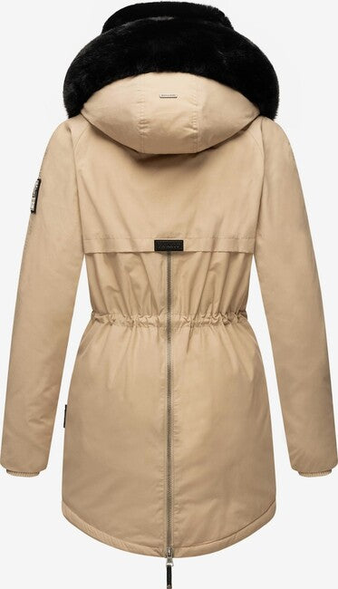 Navahoo Women's Winter Parka Sweety Deluxe, Taupe