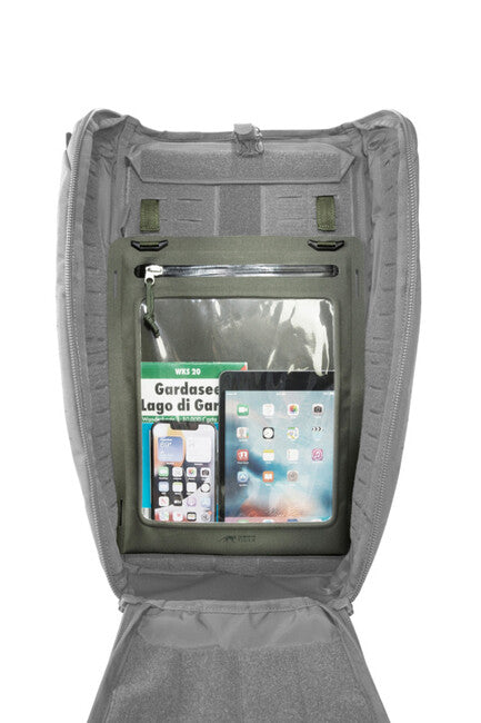 Tasmanian Tiger W-Pouch A4 WR Waterproof Tablet Pouch, Stone Grey Olive