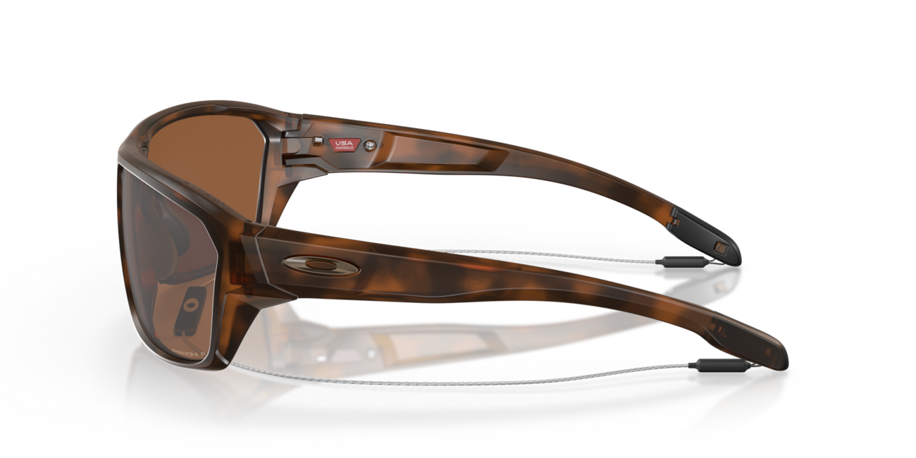 Oakley SPLIT SHOT Sunglasses 64, Matte Brown Tortoise Frame, Prizm Tungsten Polarized Lenses