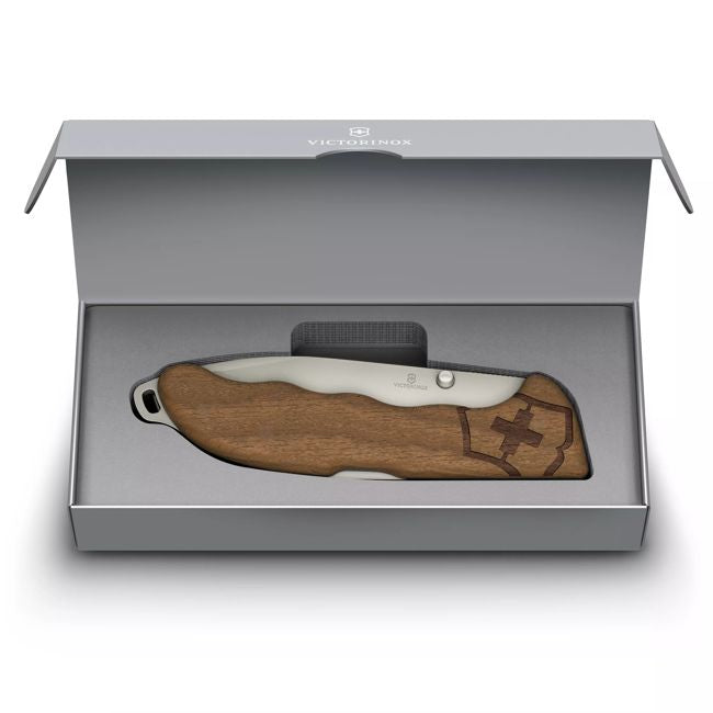 Victorinox Evok Wood Pocket Knife, Brown