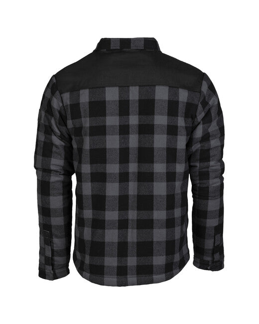 Mil-Tec Lumber Insulated Jacket, Black/Grey