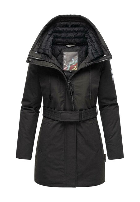 Navahoo Women's Winter Parka Eishauch, Black
