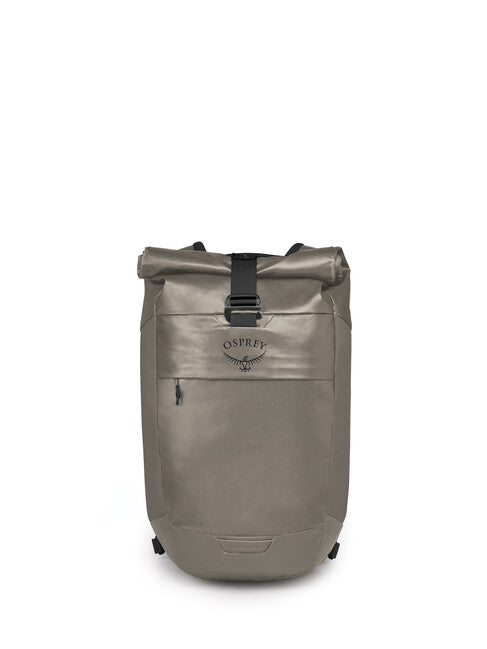 OSPREY Transporter Roll Top Backpack, Tan Concrete