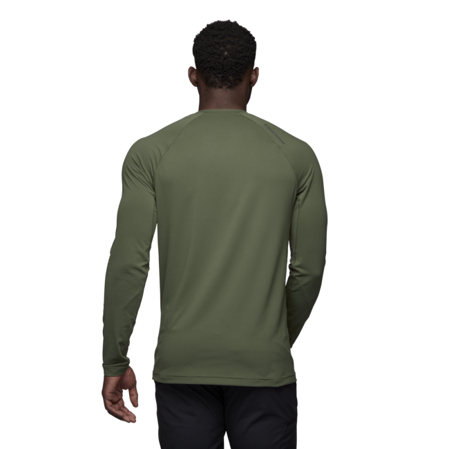 Black Diamond Alpenglow Crew Men's Long Sleeve T-shirt, Tundra