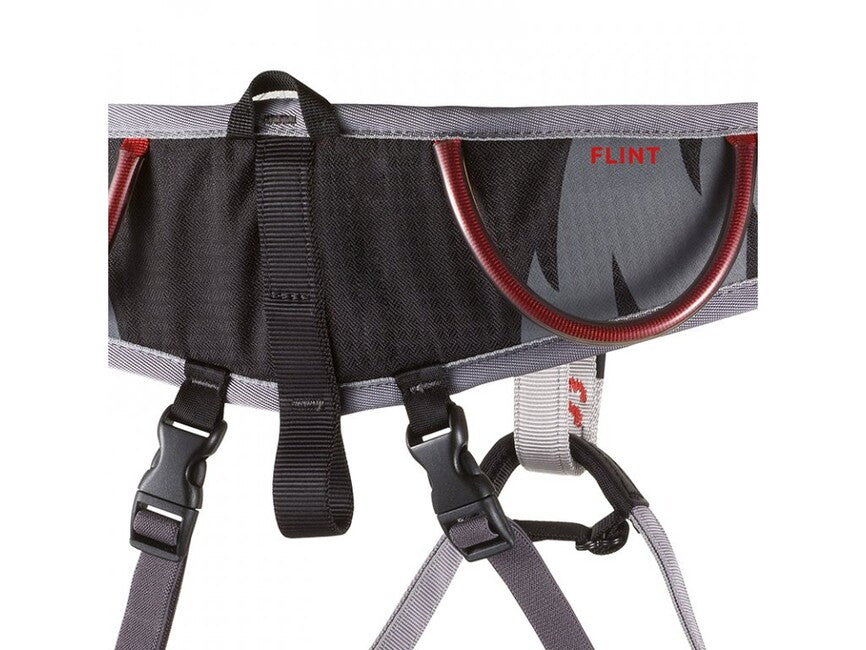 CAMP Flint Climbing Harness, Black/Red