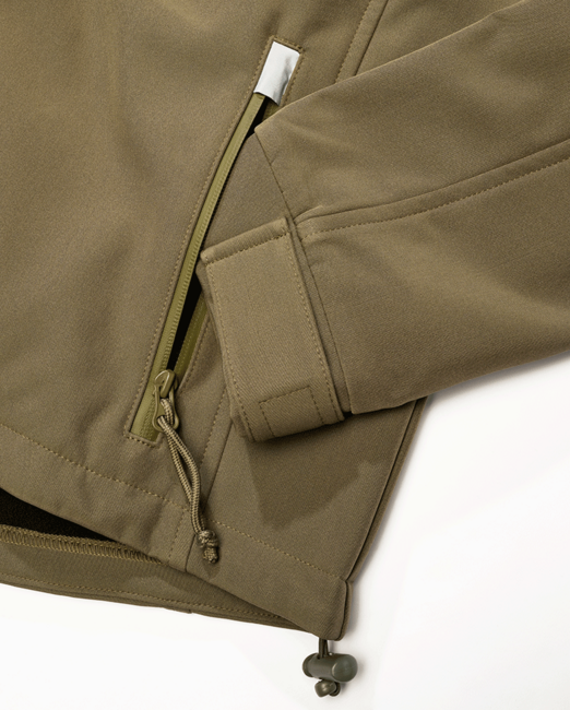 Brandit Hurricane Μπουφάν Softshell, Λαδί