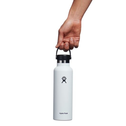 Hydro Flask Standard Flex Cap Thermos Bottle 621 ml 21, White