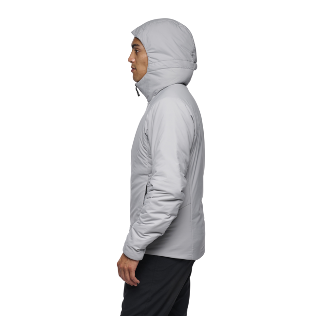 Black Diamond First Men's Light Stretch Hoodie, Pewter