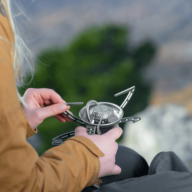 PRIMUS EasyFuel II Piezo Gas Camping Stove