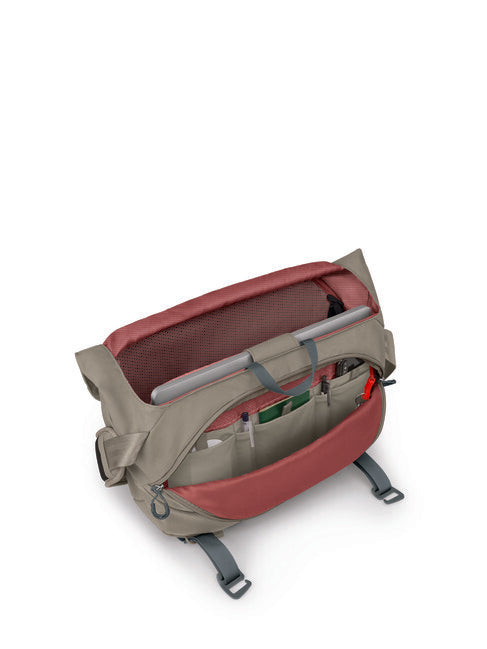 OSPREY Metron Messenger Shoulder Bag, Tan Concrete