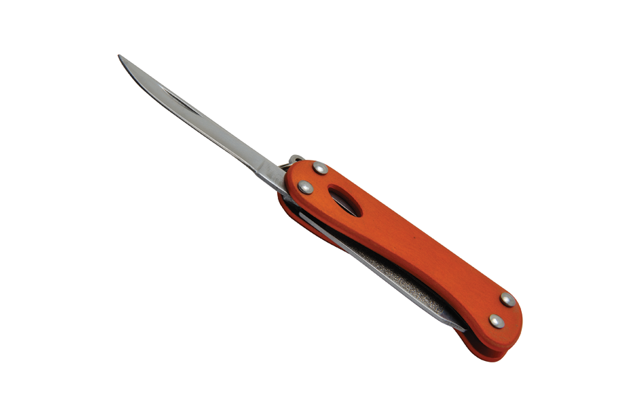 Baladeo ECO169 Barrow Multifunctional Knife, 5 Functions, Orange