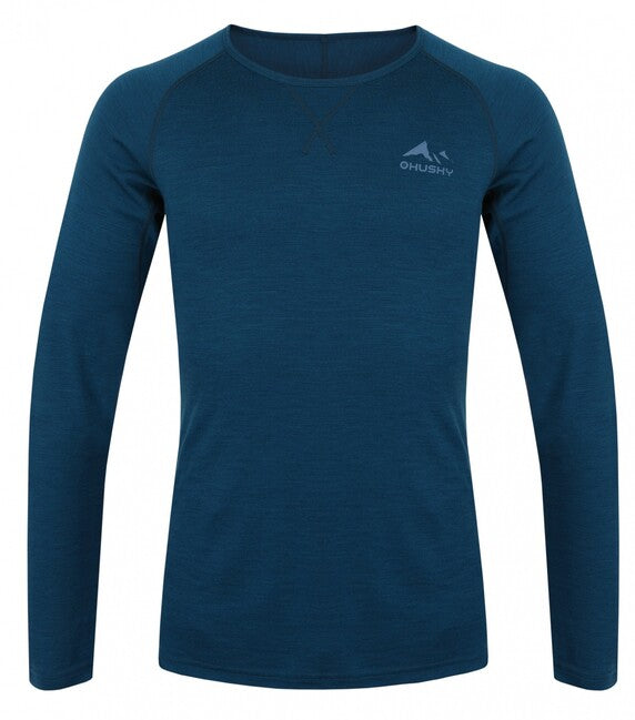 HUSKY Mertee Men's Thermal Long Sleeve T-Shirt, Blue