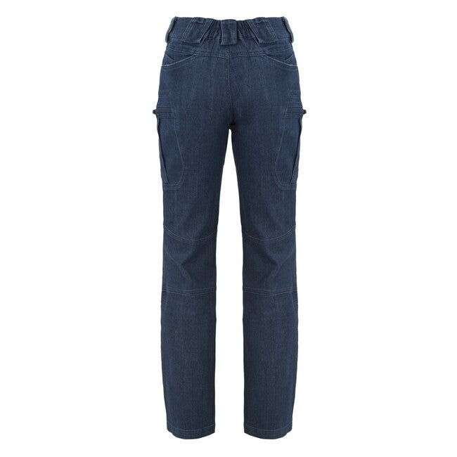 Helikon-Tex Women's UTP Resized Urban Tactical Pants, Denim Stretch, Navy Blue