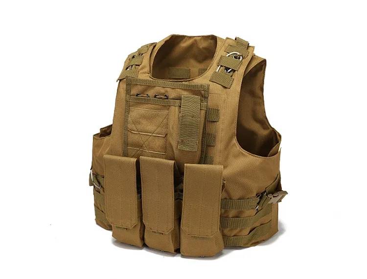 DRAGOWA Military Heavy Duty Vest, Coyote