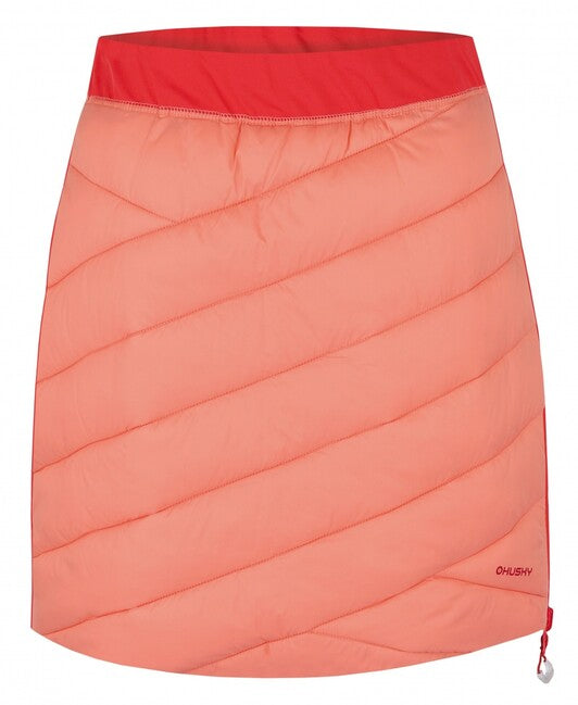 HUSKY Women's Reversible Winter Skirt Freez, Orange/Red