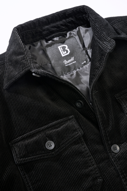 Brandit Corduroy Jacket, Black