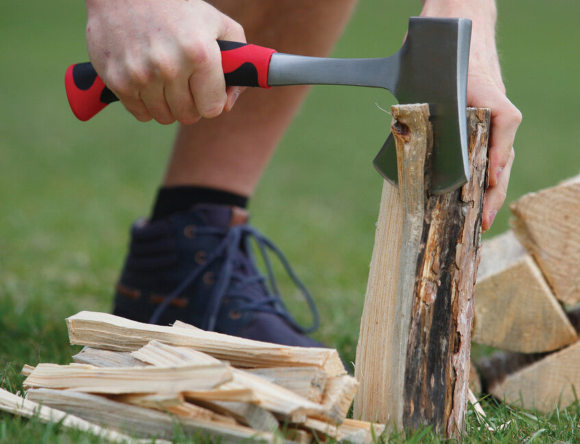 Coghlans Durable Steel Camping Axe with Rubber Handle