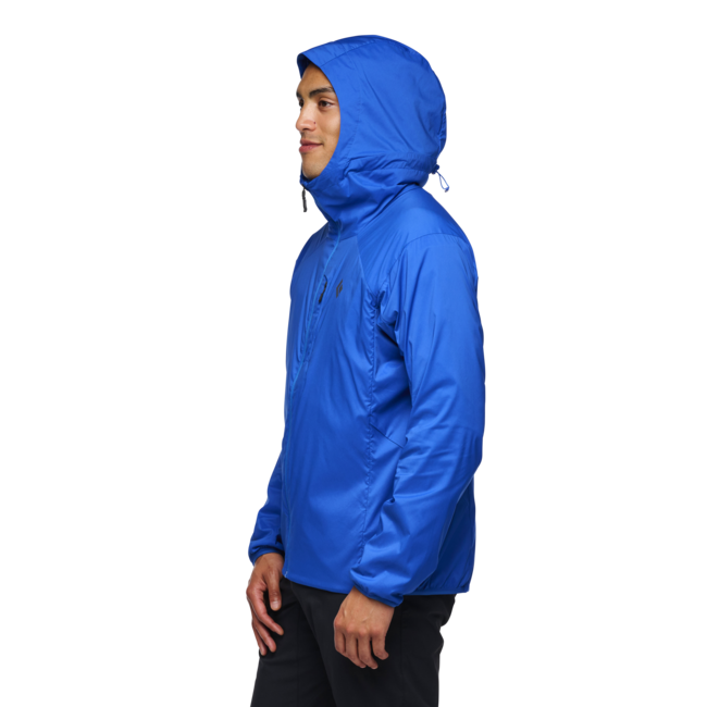 Black Diamond Women's Men's Softshell Jacket Alpine Start Insulated Hoody, Drifter Blue